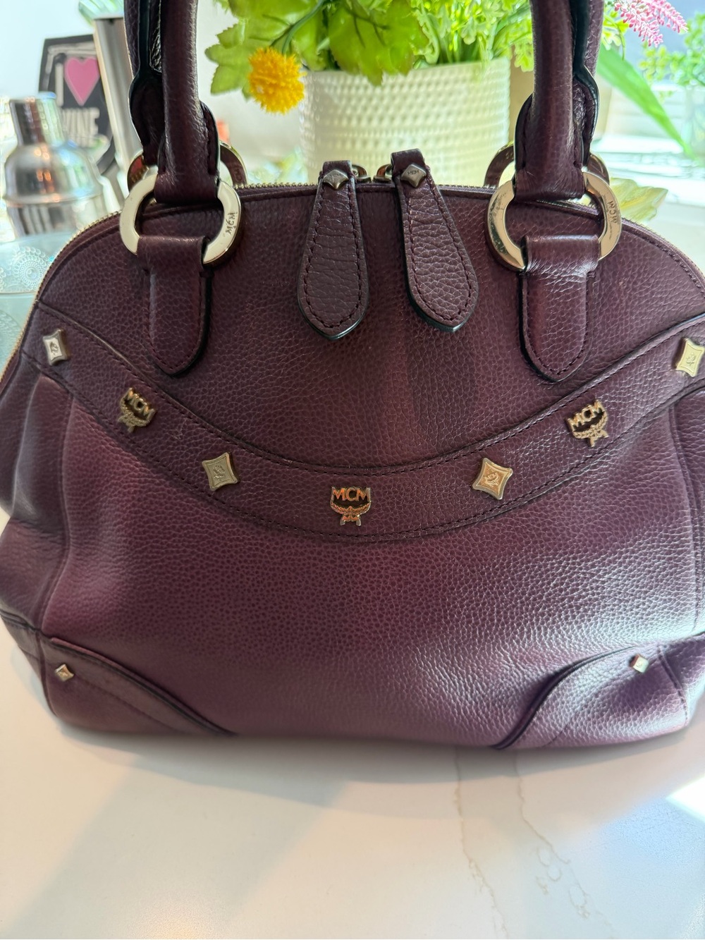 Authentic MCM Leather Bag
